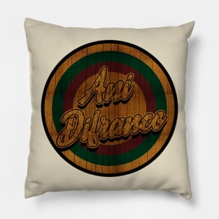 Retro Vintage Ani Difranco Pillow