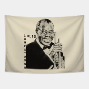 louis armstrong visual art Tapestry