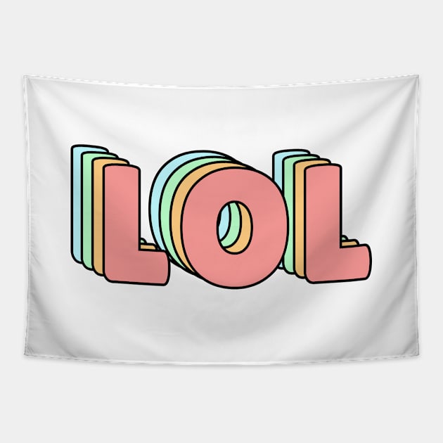 LOL PASTEL Tapestry by lukassfr