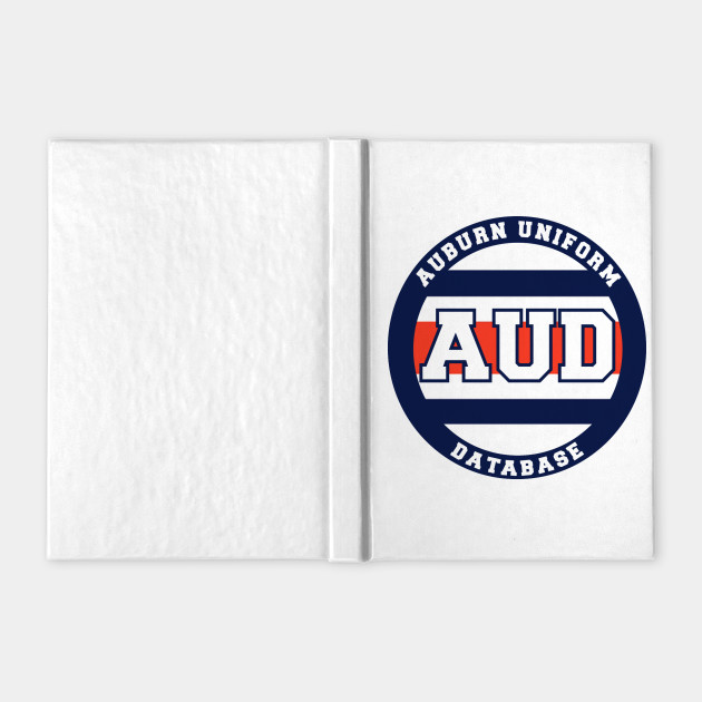 Auburn Uniform Database New Logo Auburn Uniform Database Notebook Teepublic