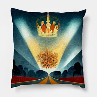 Final Goodbye to the Queen Elizabeth II Pillow