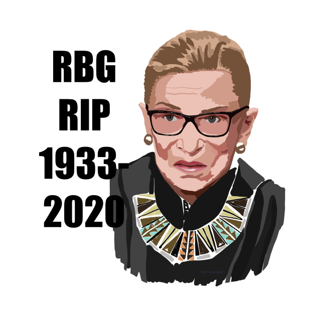 RBG RIP 1933-2020 by MamaODea