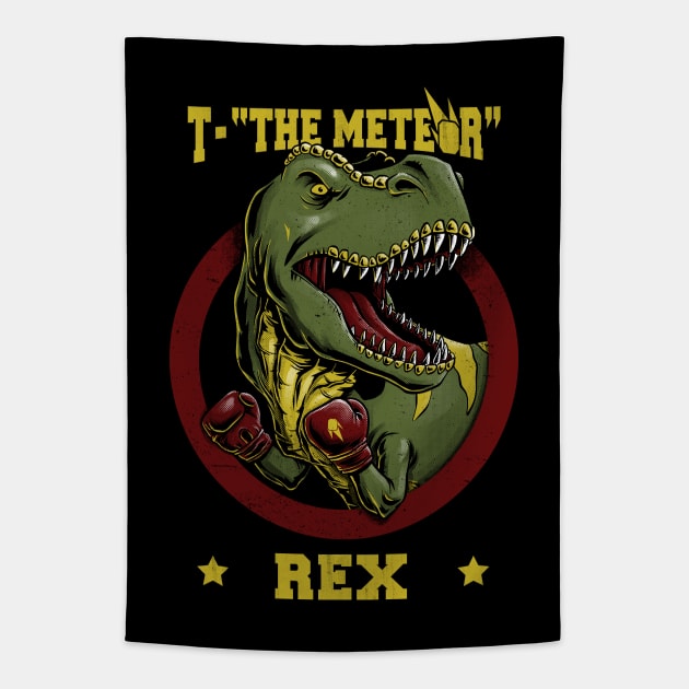 T - "The Meteor" Rex Tapestry by Studio Mootant