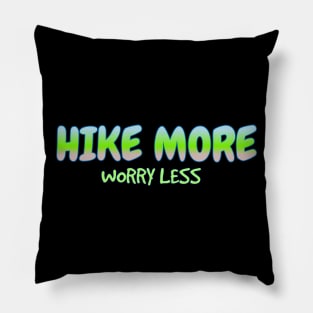 Hiking t-shirt designs Pillow
