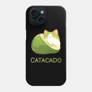 Catacado Funny Avocado Kawaii Cat Lover Phone Case