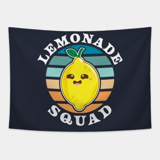 Lemonade Squad - Funny Lemonade Stand Summer Tapestry