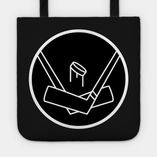 ICE HOCKEY STICK PUCK BATTLE Tote