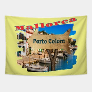 Porto Colom, Mallorca Spain Tapestry