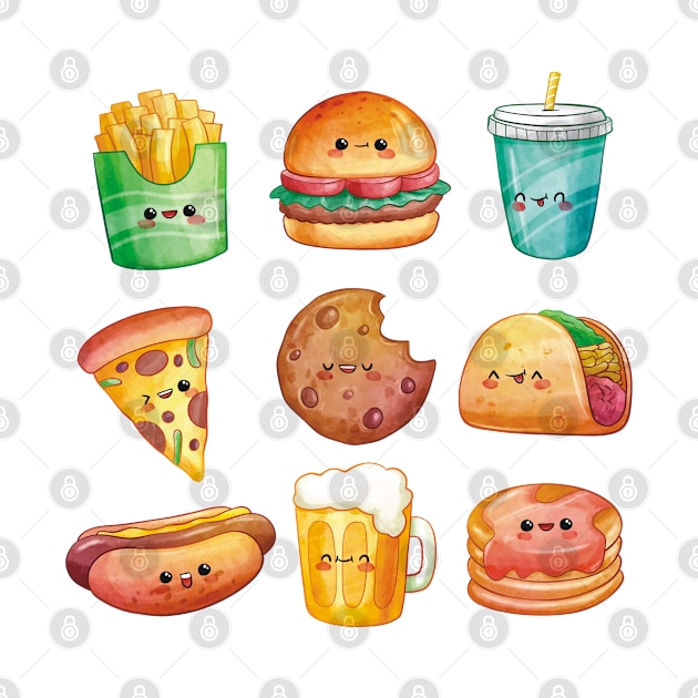 Kawaii Food by DDP Design Studio