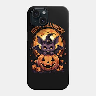 Cute Bat Happy Halloween Phone Case