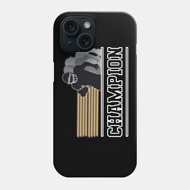 Super champion, American football player Phone Case by PowerD