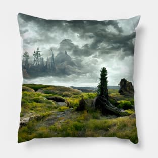 Eldritch Landscape Vista Pillow