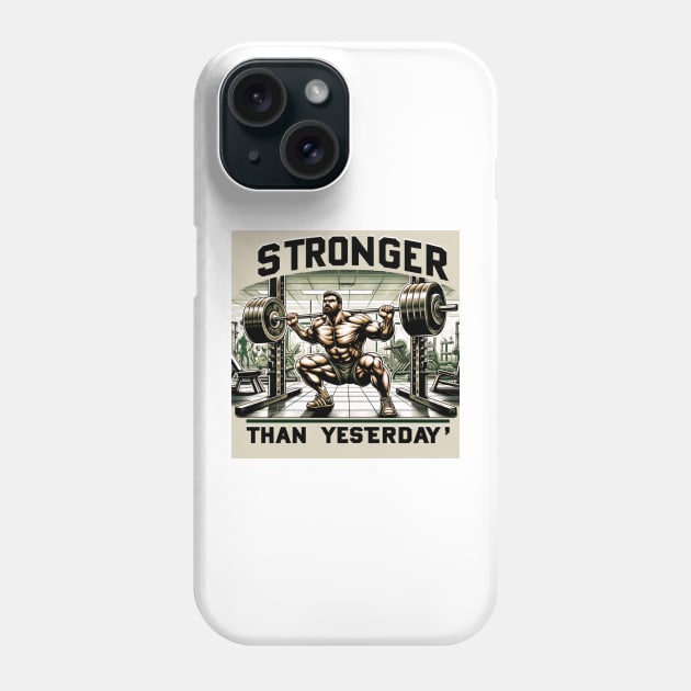 Stronger Than Yesterday Phone Case by St01k@