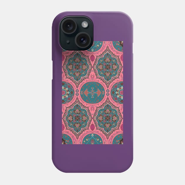 indo-persian 328 by Hypersphere Phone Case by Hypersphere