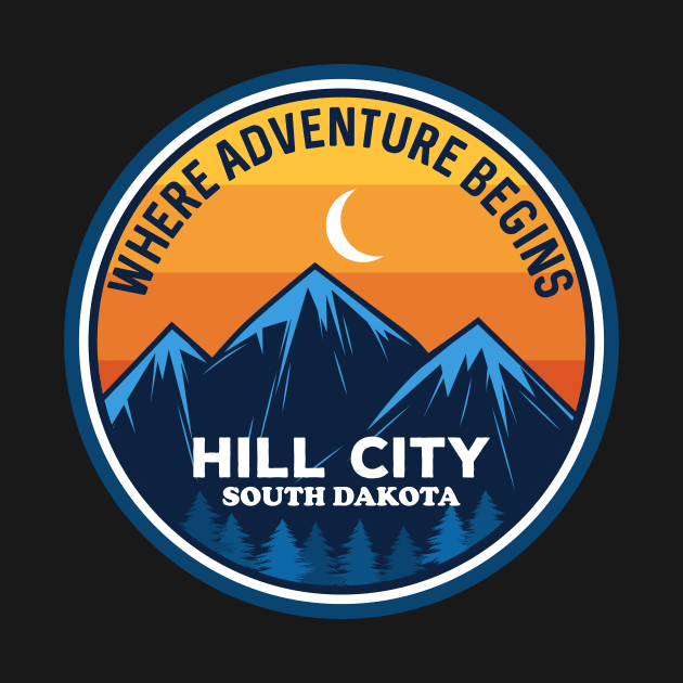 Hill City South Dakota Where Adventure Begins by SouthDakotaGifts