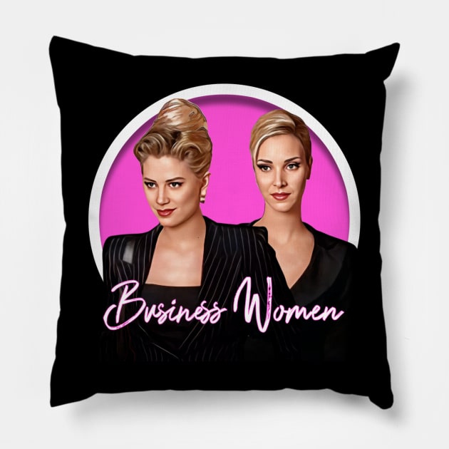 Romy and Michele - Business Women Pillow by Zbornak Designs