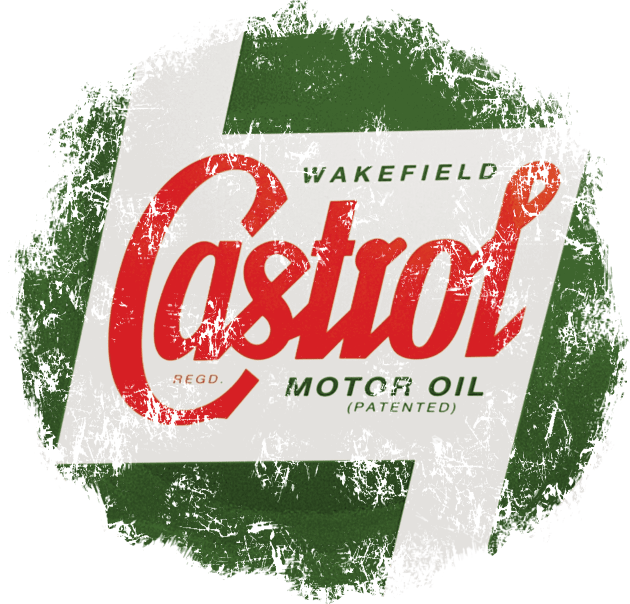 Castrol 2 Kids T-Shirt by Midcenturydave