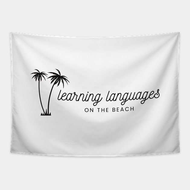 Learning Languages on The Beach Tapestry by mon-