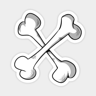 Crossbones Shirt Magnet