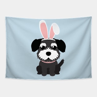 Border Terrier Bunny Ears Happy Easter Dog Lovers Tapestry