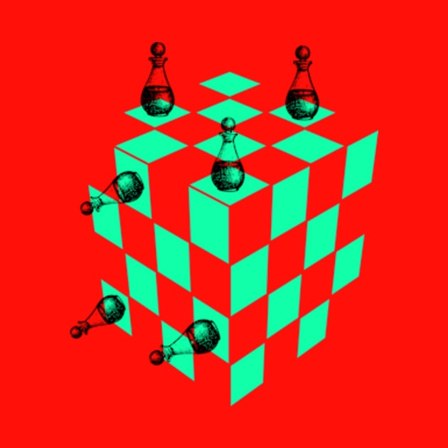 Chess cube by http://www.redbubble.com/people/hm28shop