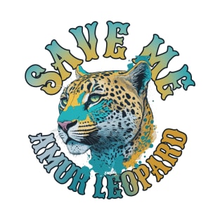 Save the Amur Leopard Design T-Shirt