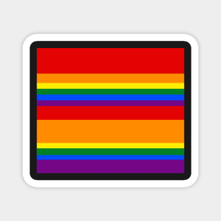 LGBT Stripes Pattern Magnet