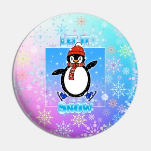 Christmas Penguin Pin