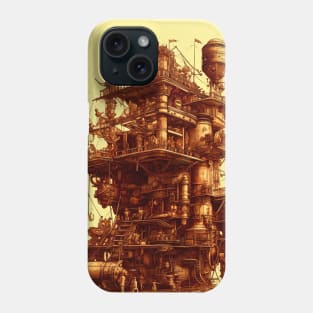 Victorian Rube Goldberg Steampunk Machine Architecture Phone Case