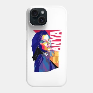 Anya Taylor-Joy Pop Art Phone Case