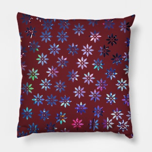 Stars and Flowers Pillow