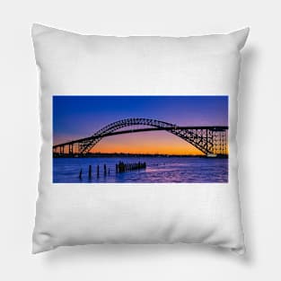 Bayonne Bridge at Dusk Pillow