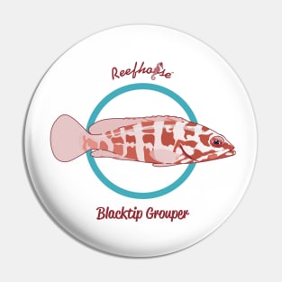 Blacktip Grouper Pin