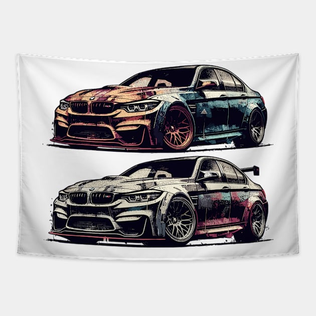 BMW M3 Tapestry by Vehicles-Art