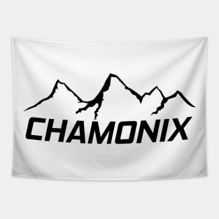 Chamonix Ski Resort Mont Blanc France Tapestry