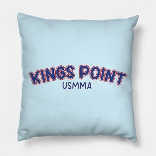 Kings Point USMMA (Blue Text) Pillow