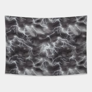 Lightning Storm Pattern Tapestry