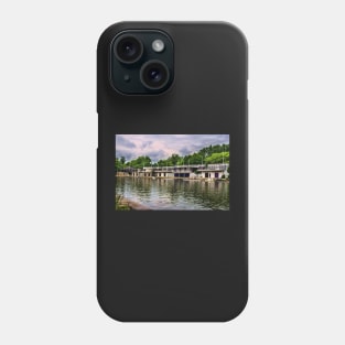 Oxford University Boathouses On The Thames Phone Case
