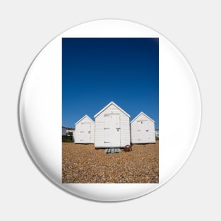 White beach huts, Pin