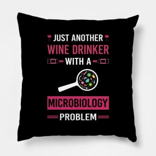 Wine Drinker Microbiology Microbiologist Pillow