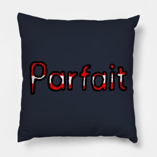 Perfect in French - (Red) Pillow