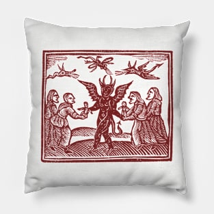 Devil and Dolls Pillow