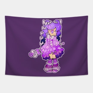 Magical Gothic Girl Tapestry