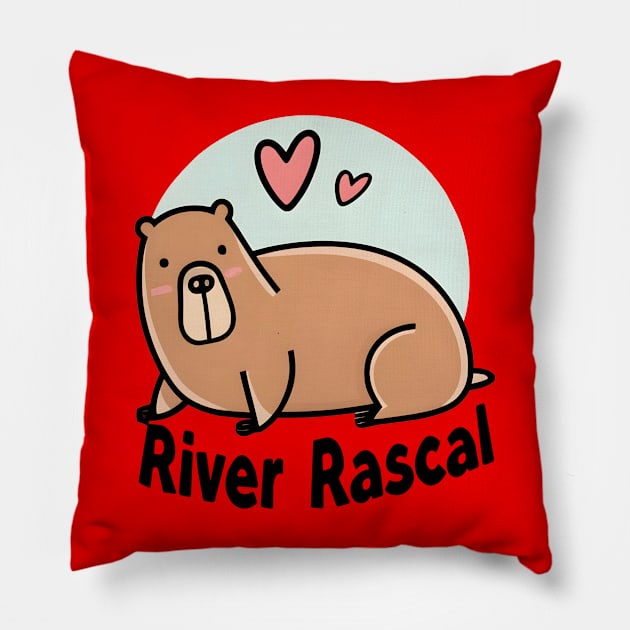 River Rascal Pillow by NomiCrafts