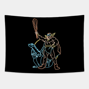 Mightor neon Tapestry