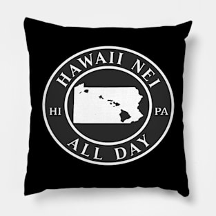 Roots Hawaii and Pennsylvania by Hawaii Nei All Day Pillow