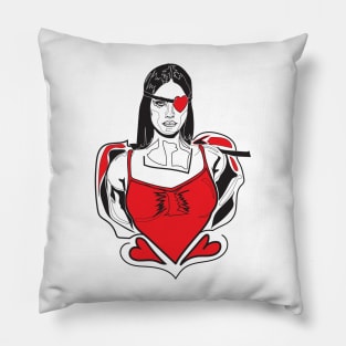 LDR love heart eye patch Pillow