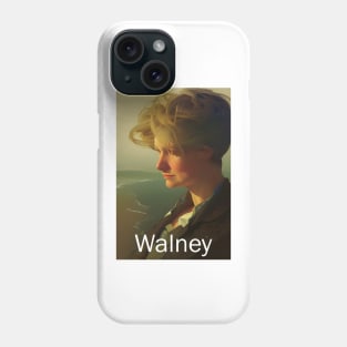 Walney Island, Cumbria, England, in the style of old Railway Posters Phone Case