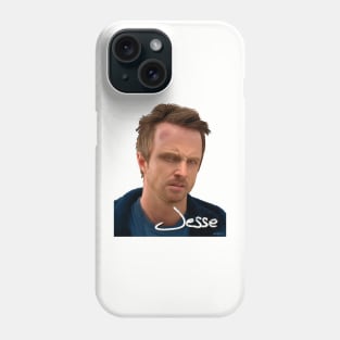 Breaking Bad - Jesse signed portrait Phone Case