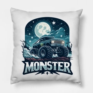 Monster Truck Pillow